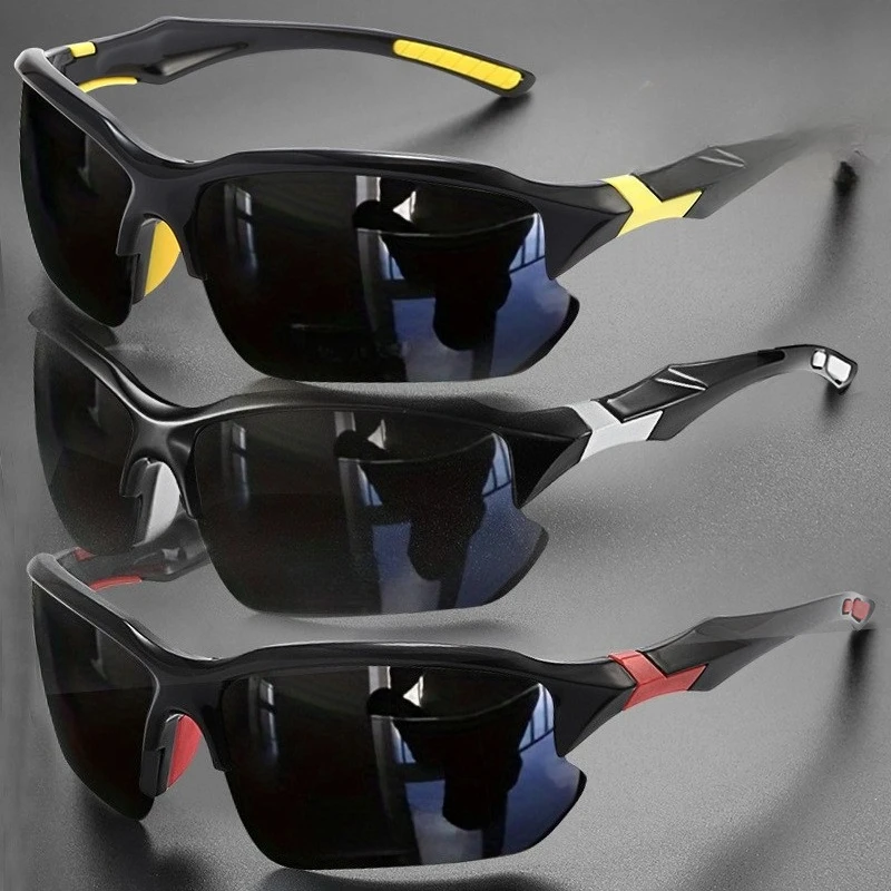 

Outdoor Polarized Fashionable Sports Glasses for Men and Women, Windproof Suitable for Baseball Running Fishing Golf and Driving