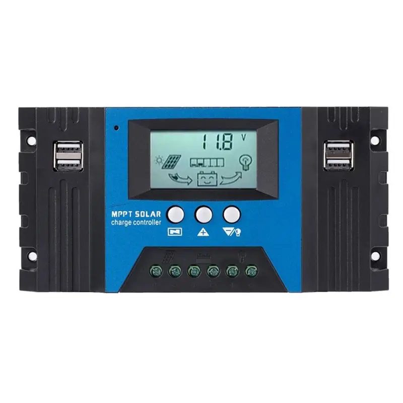 aee4-100a-mppt-solar-charge-controller-dual-usb-lcd-display-12v-24v-auto-solar-cell-panel-regulator-with-load