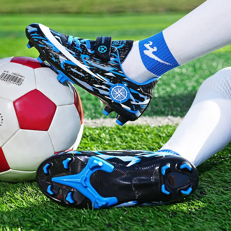 YISHEN Fußball Schuhe Kinder Fußball Schuhe TF/FG Stollen Gras Ausbildung Sport Schuhe Trend Sneaker Für Jungen Chaussures De fußball