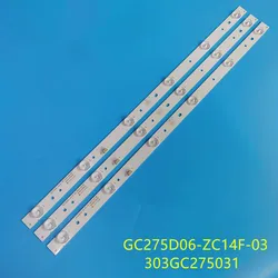 3pcs/zestaw listwa oświetleniowa LED GC275D06-ZC14F-03 303 gc275031 GC275D06-ZC21F-03 303 gc275031 dla 28 phf2056/T3