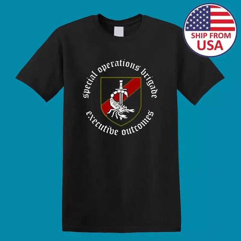 Excecutive Outcomes Mercenaries Angola S Africa Army Military Black T Shirt