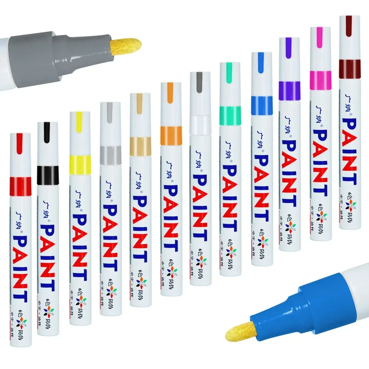 Lack Reiniger Auto Rad Reifen Fettige Malerei Stift Auto Gummi Reifen Poliert Metall Permanent Marker Graffiti Touch Scratch Nass Wachs – Detail 15