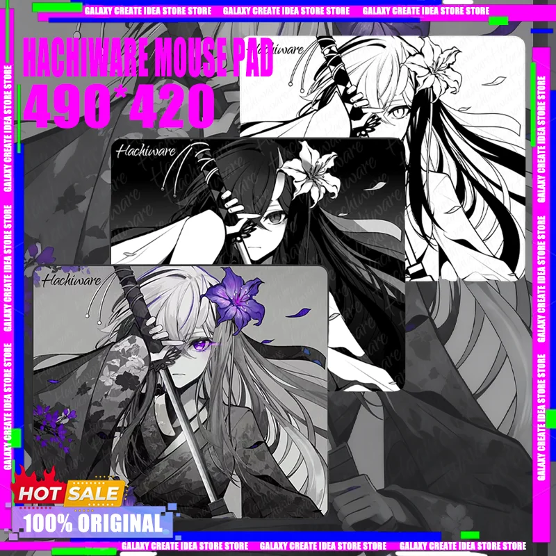 

Hachiware Mouse Pad 490*420 Fine Surface Zero E-sports Anime Deskmat Customized Gamer Desk Protector For Valorant Fps Cs Gifts