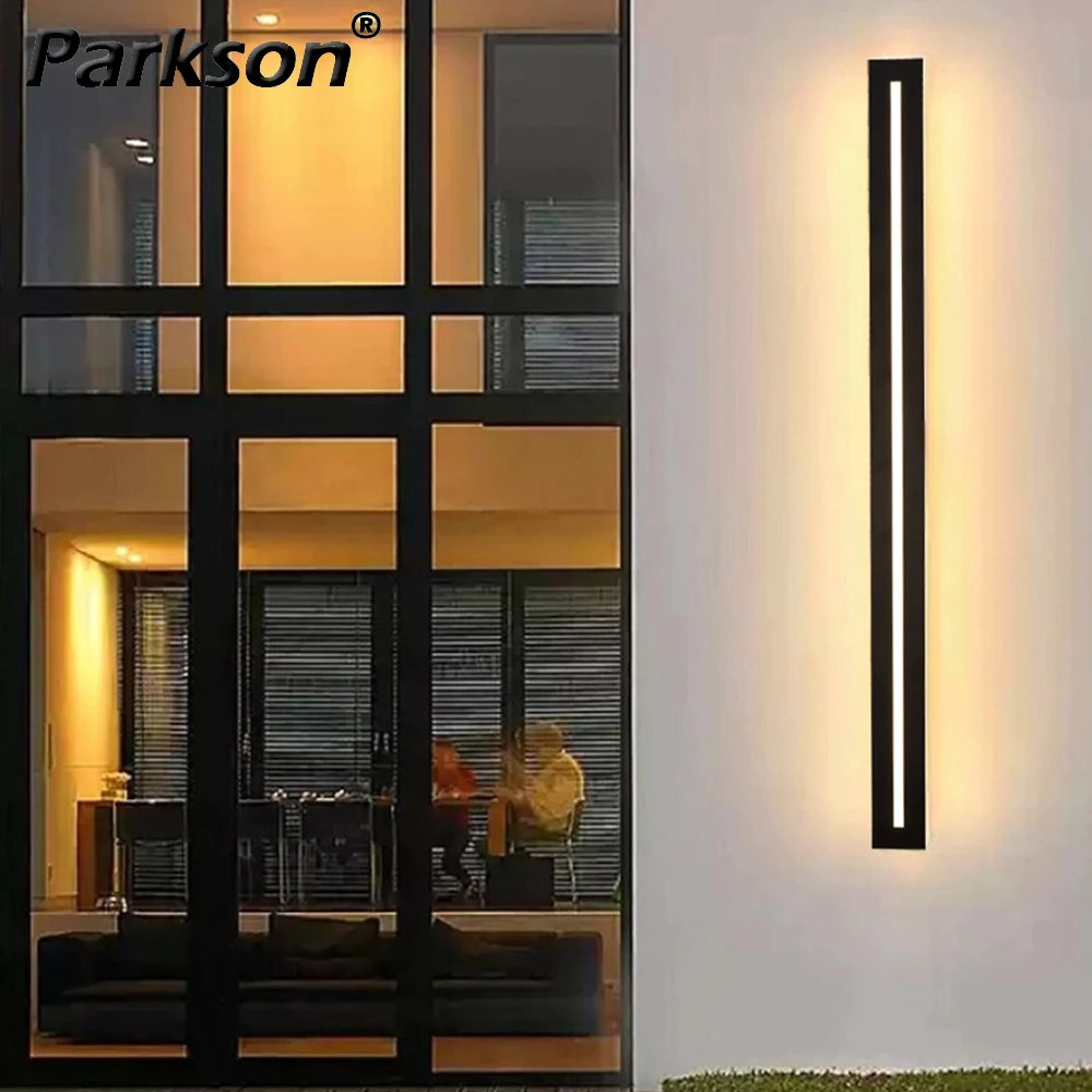 

Outdoor Lighting Modern LED Wall Lamp Long Light IP65 Waterproof Porch Balcony Villa Decoration LED Strip Wall Lamps 100cm 120cm