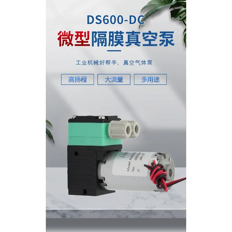 Micro Diaphragm Pump Ceramic for Circulation Gas-Liquid Mixing Transfer Sampling