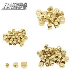 10 adet pirinç çift konik yüksük 4 6 8 10 12 14 20mm OD sıkıştırma manşonu mühür halkası bağlantı parçaları boru merkezi yağlama sistemi