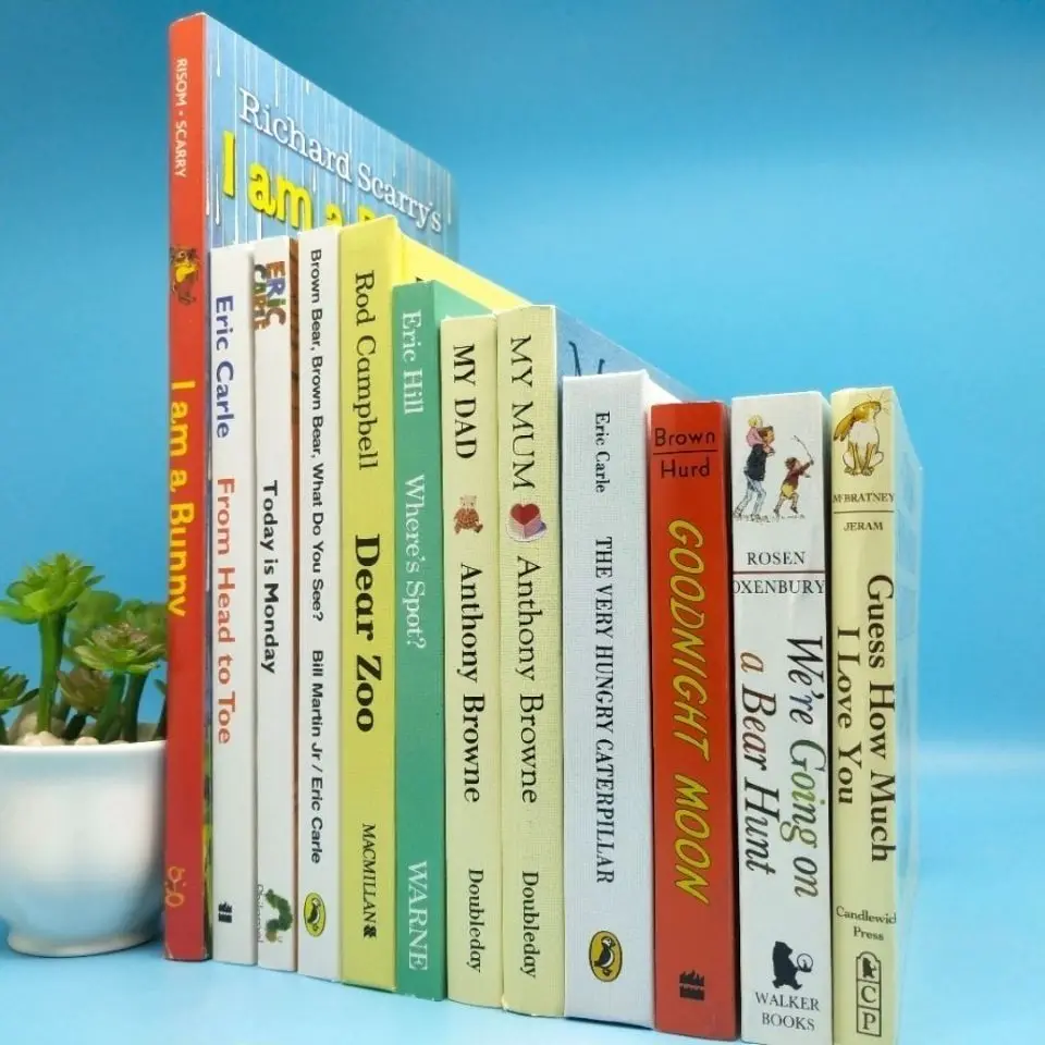 12Pieces Classic Board Book Collection  Dear Zoo My Mum My Dad Early Education Book Parent Child Kids Baby Classic Bedtime Story