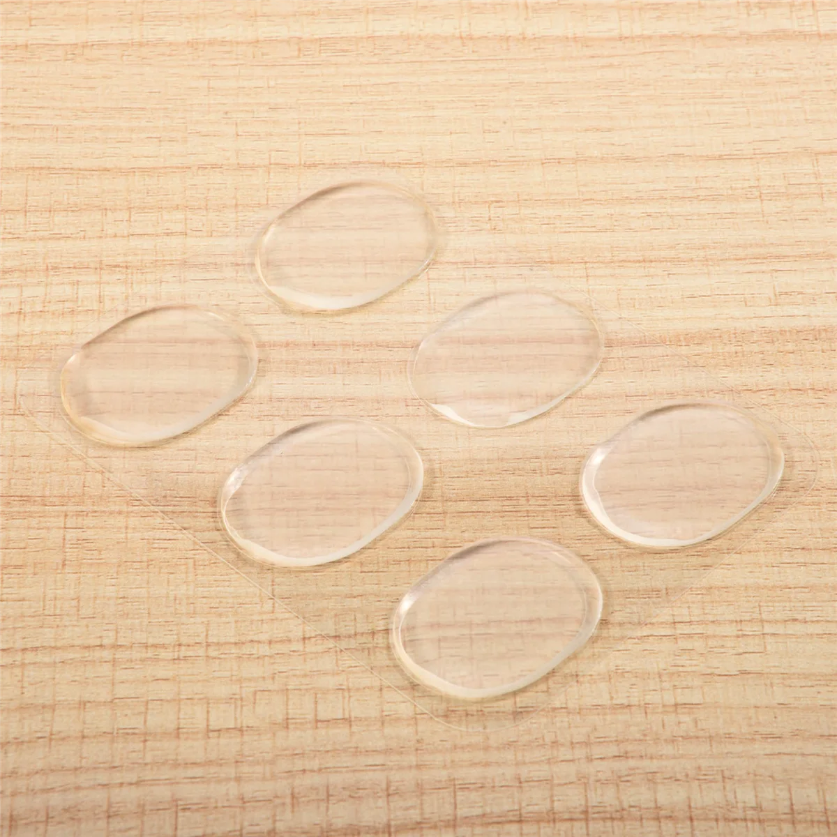 Silicone tambor amortecedor Gel Pads, silenciadores de tambor, mudo para bateria Tom Control, não-tóxico, macio, claro, 24 pcs