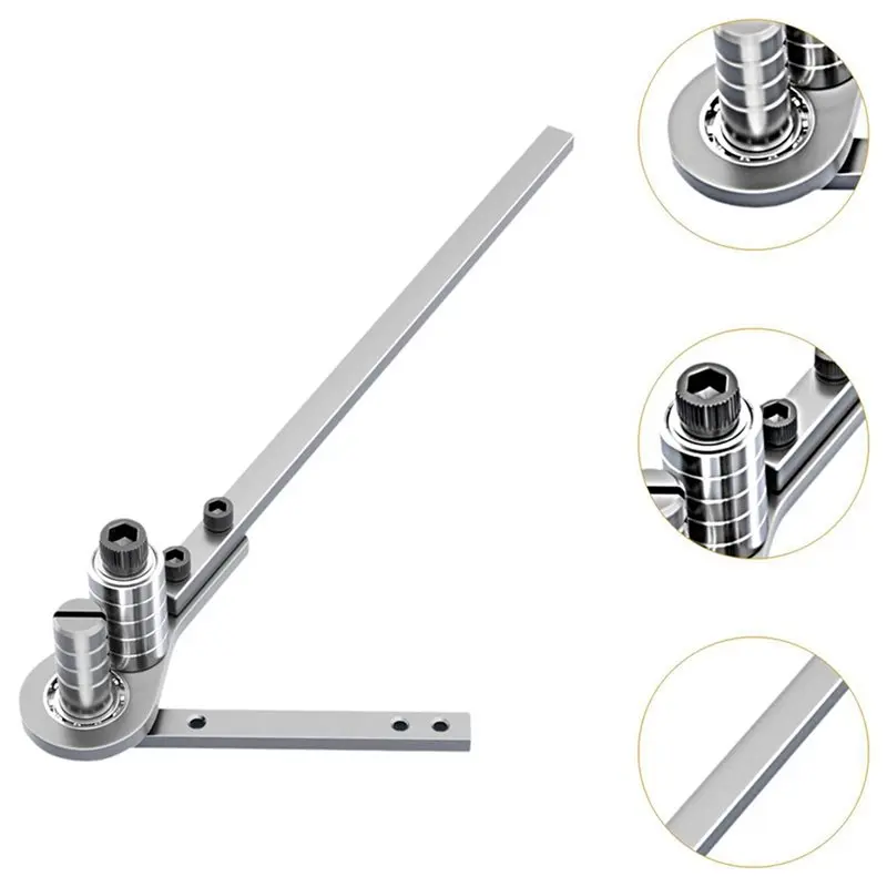 

Металлорежущий станок ABFS Steel For Bar, ручной станок для гибки труб, прочный профессиональный многофункциональный угловой гибочный инструмент для труб.