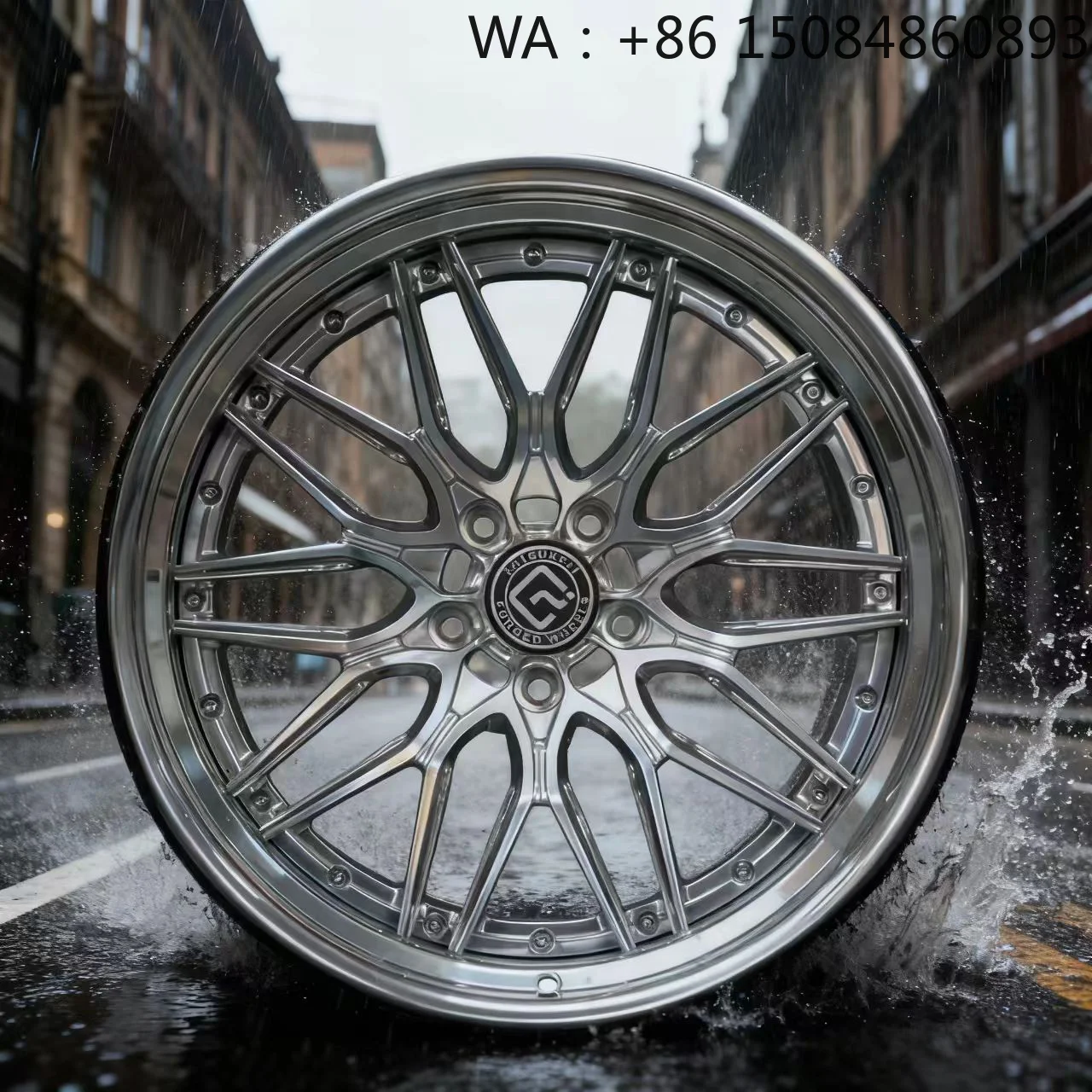 

High end private customization 2-Piece Deep Lip Forged Wheels, Custom 5x112/120.65 PCD Alloy Rims High Performance for Passenger