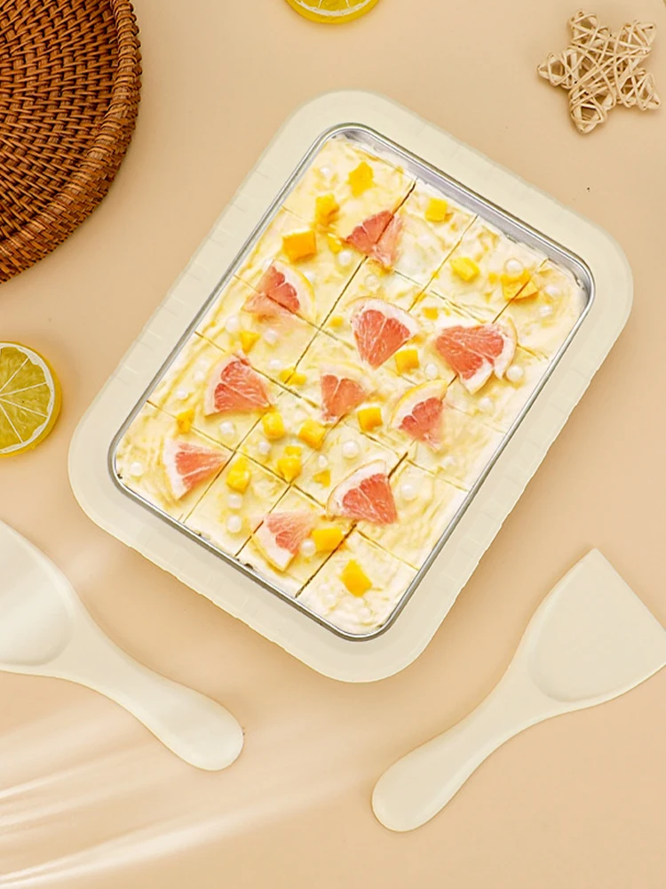 

Ice Cream Maker Home Small Stir Fry Yogurt Machine, Summer Children's Handmade DIY Stir Fry Ice Tray Families Kitchen Tools