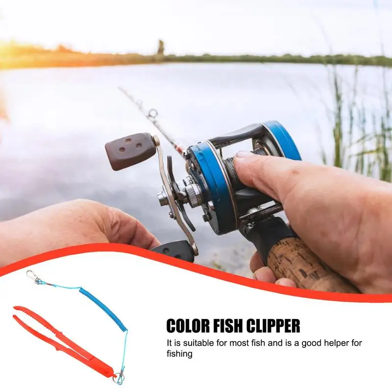 Multifunctional Fishing Fish Clip Hand Controller Tackle Tool Fishing Body Grip Clamp Gripper Grabber with Lock Switch Trigger