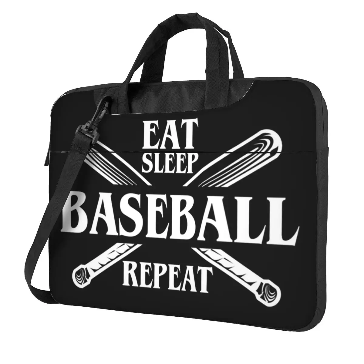 Eat Sleep Baseball Repeat Laptop Bag Shockproof Case Computer Bag 13 14 15.6 Inch Crossbody Laptop Pouch For Macbook Pro Air