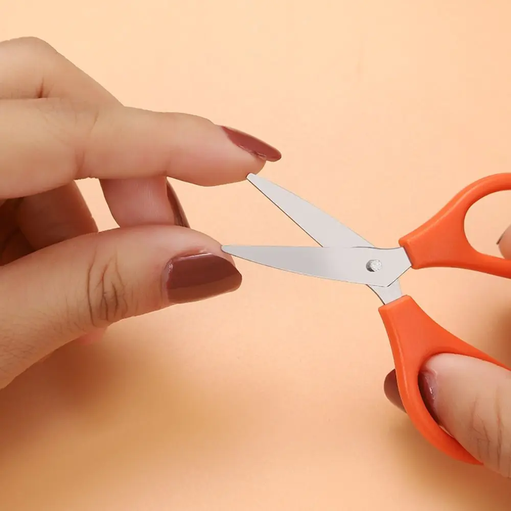 Multifunctional Portable Safe Mini Scissor Stainless Steel Handwork Mini Pocket Scissors Paper Work Small Paper Cutter Student