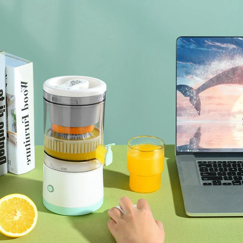 Juicer Fully Automatic Household Juicer Fruit Fresh Orange Rotating Portable Portable Juicer Stirring Cup Pc Food Grade Plastic