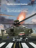 Yuxiang F11 Apache Military Armed Helicopter 1:32 No Aileron Direct Drive Brushless Rc Plane 3d Stunt One Click Reverse Flight