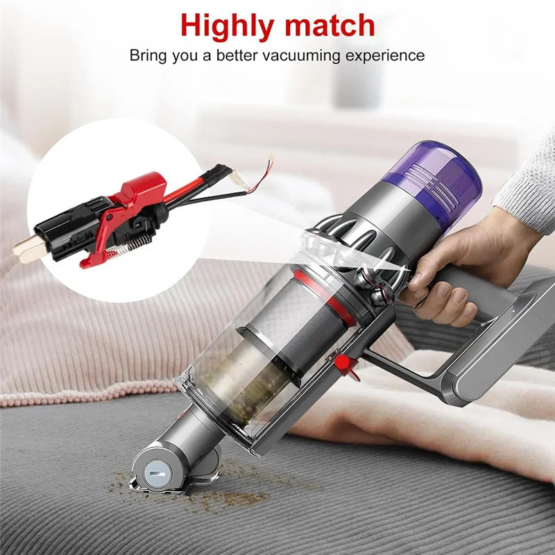 YCOC-For Dyson V11 SV14 مكنسة كهربائية مجموعة مفاتيح الزناد القوية، قطع غيار زر الطاقة المحدثة