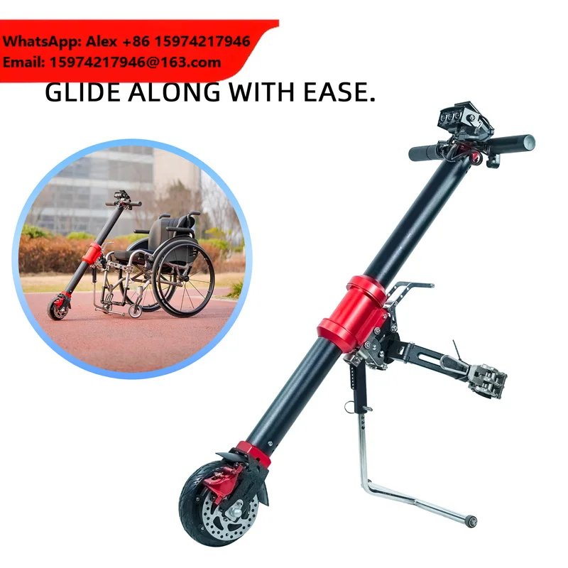 Electric Wheelchair Handbike Handcycle Attachment Drive Unit Power Assist Add-On For Elderly Mobility Care