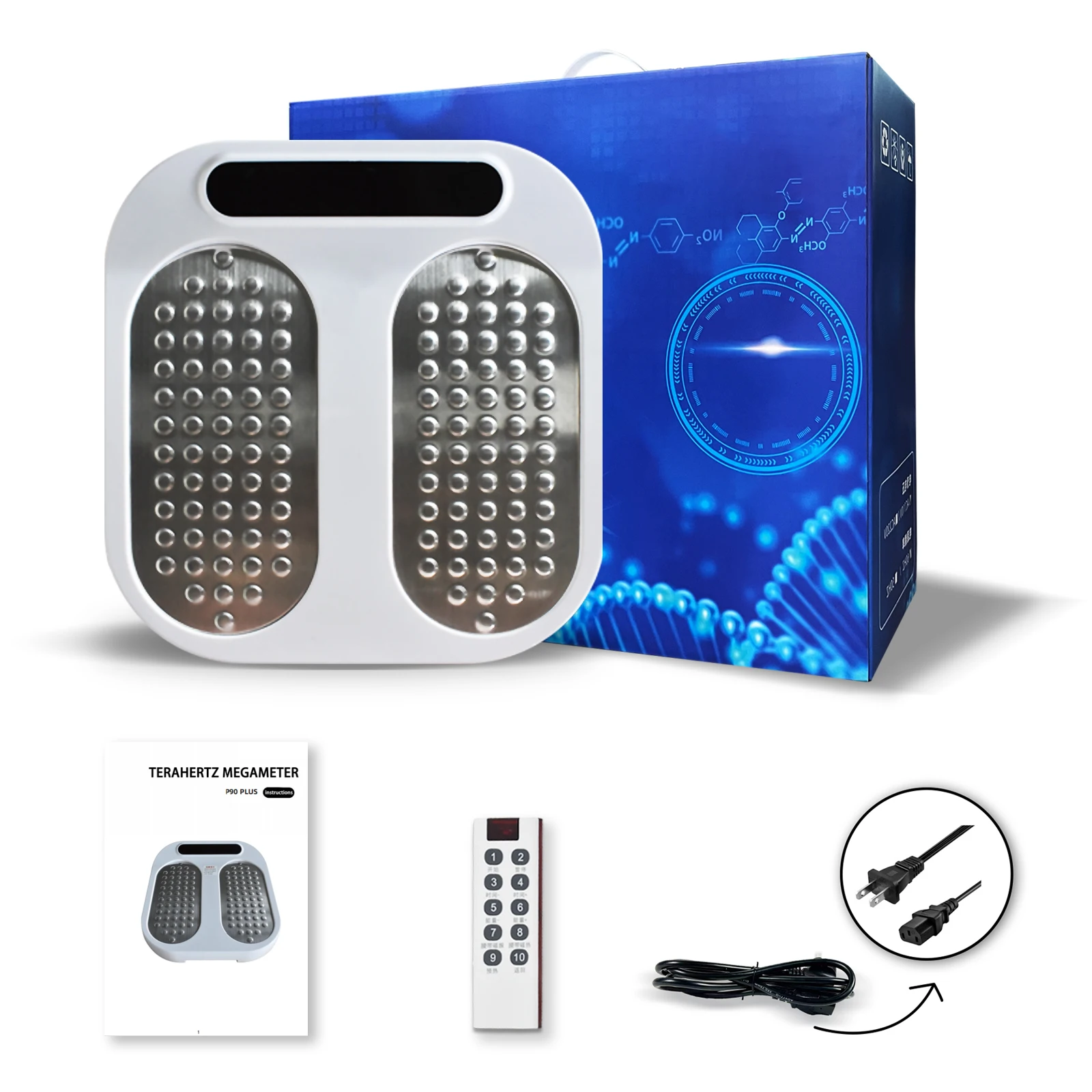 Updated P90 Plus Terahertz PEMF Therapy Foot Massage Machince THZ Iteracare Home Use Physiotherapy Foot Body Device Terahertz