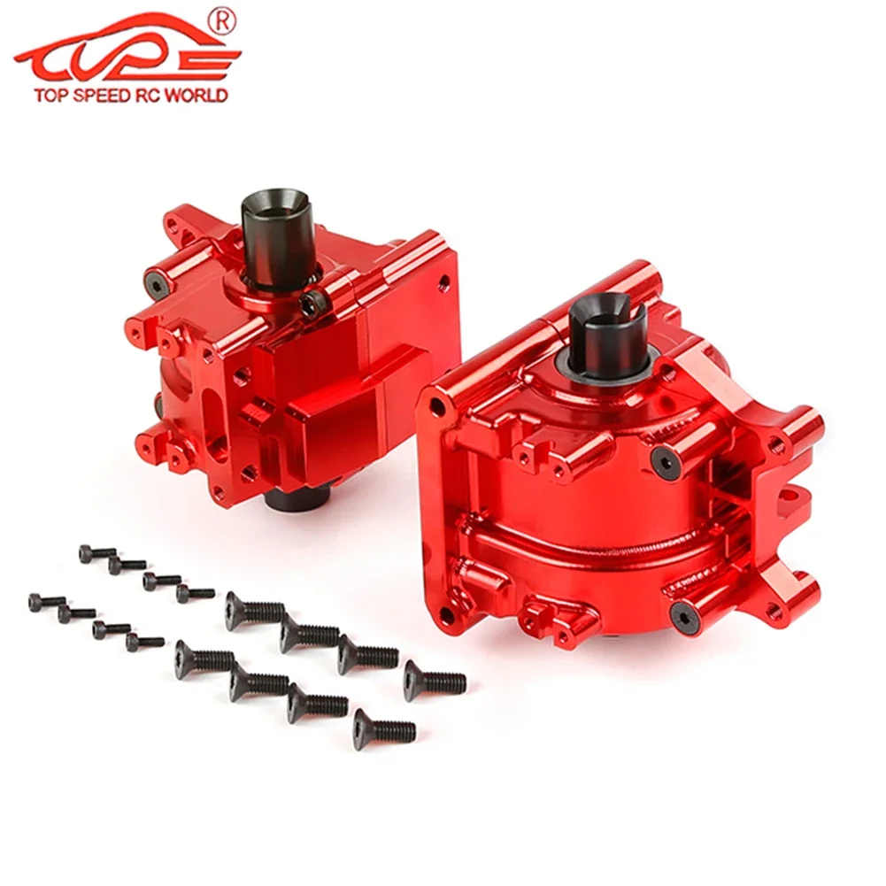 Metalowa skrzynia przednia lub tylny mechanizm różnicowy CNC + zestaw przekładni do 1/5 Losi 5ive T ROFUN ROVAN LT King MotorX2 FID DDT QL części do