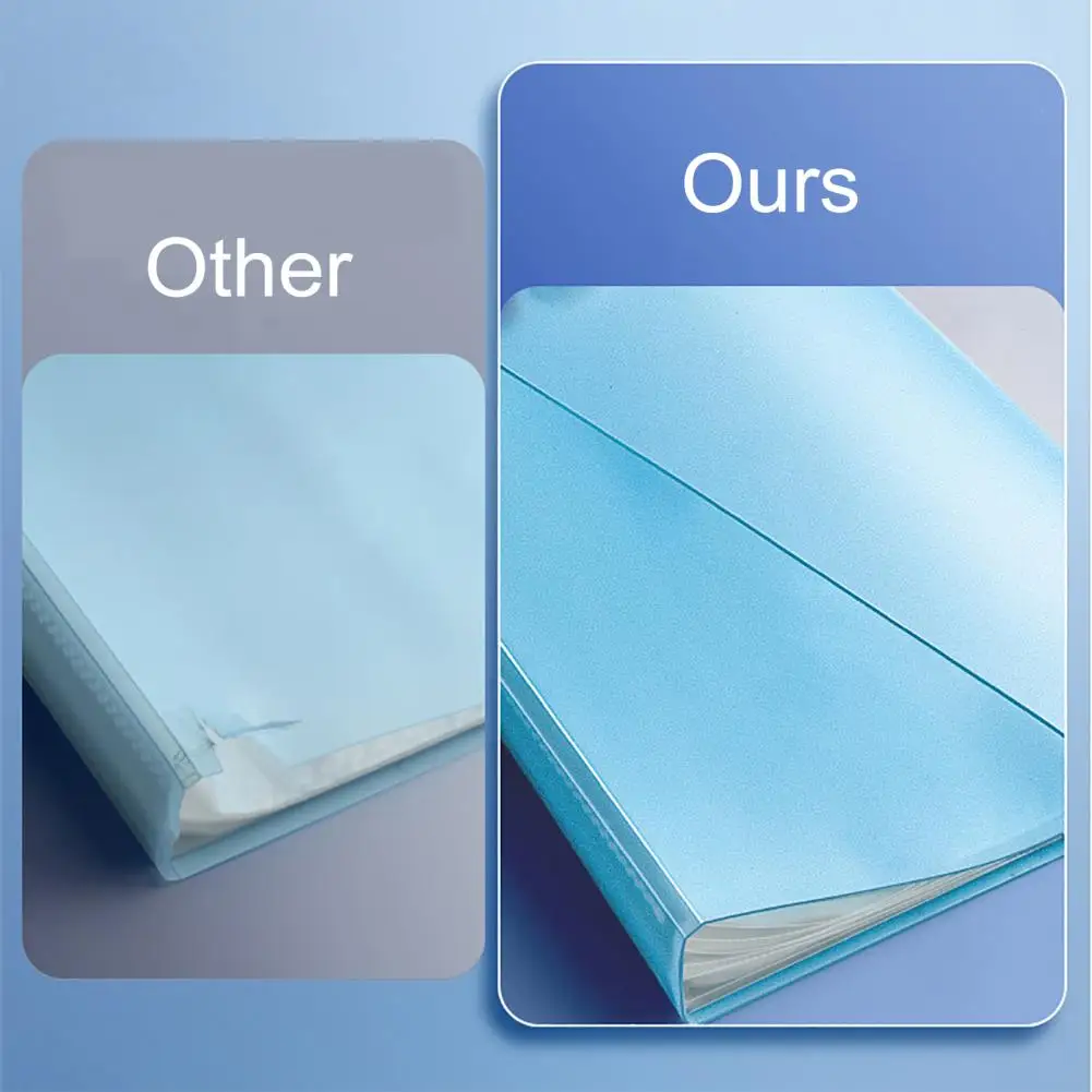 45*33cm Rhinestone Painting Photo Album A3 60Pages Clear Pockets Buckle Design Easy Carrying Protection Crack-resistant Folder