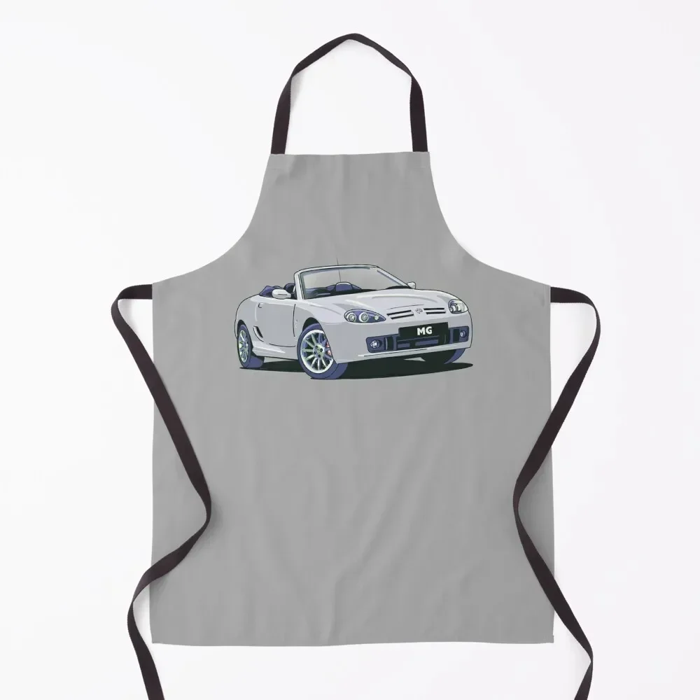 

MG Rover MG TF in Starlight Silver Apron Kitchen Tools Accessories Chef jacket men Apron