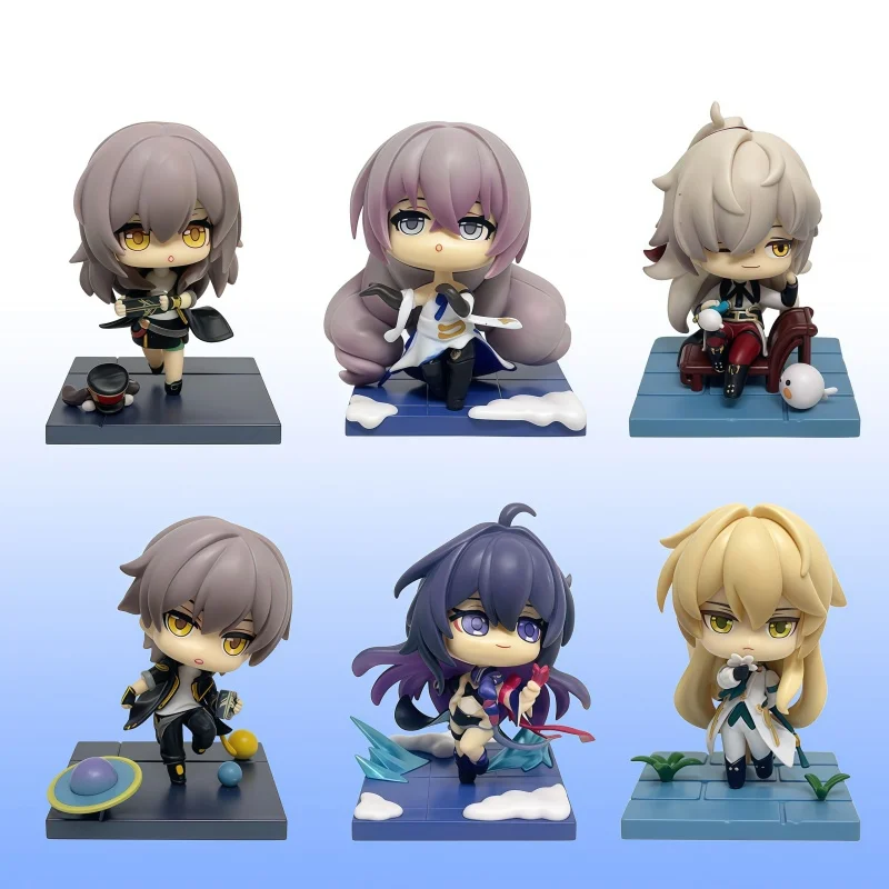 

MiHoYo Honkai Star Rail Chibi Figure Official Departure Theme Collectible Figurine Anti Fake Label For Anime Game Collectors