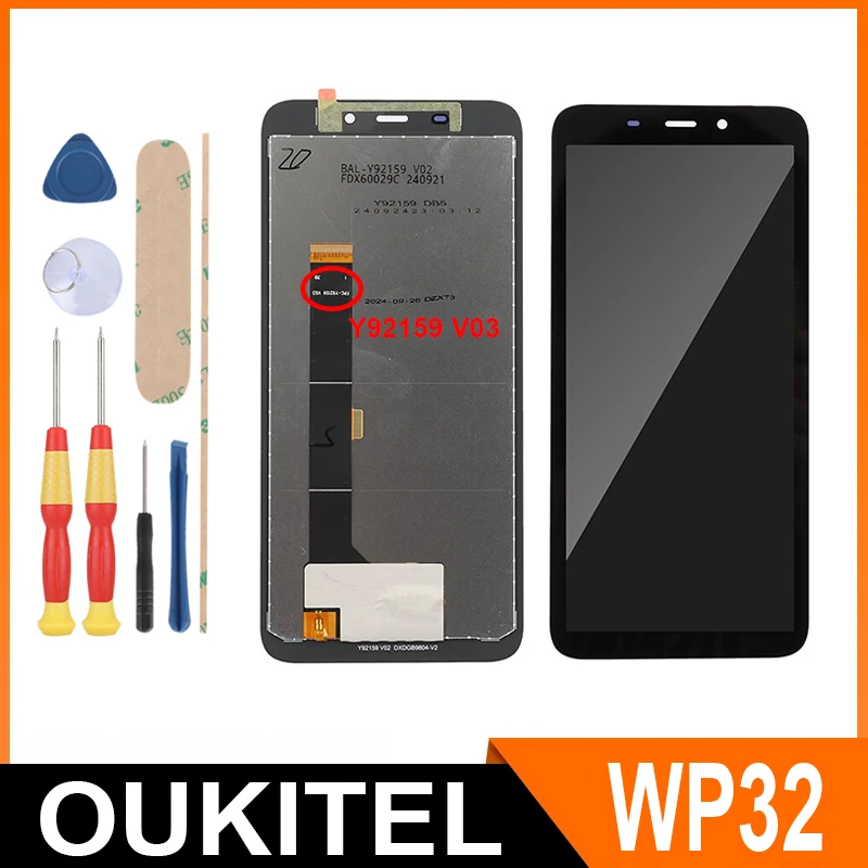 For OUKITEL WP32 WP20 WP20 Pro C25 /  LCD Display + Touch Screen