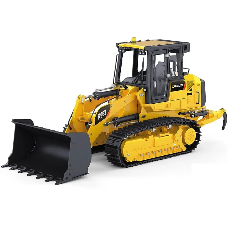 

Huina Kabolite K963 963 1/18 RTR Metal Radio Control Track Bulldozer Mechanical Hydraulic RC Crawler Loader Construction Model