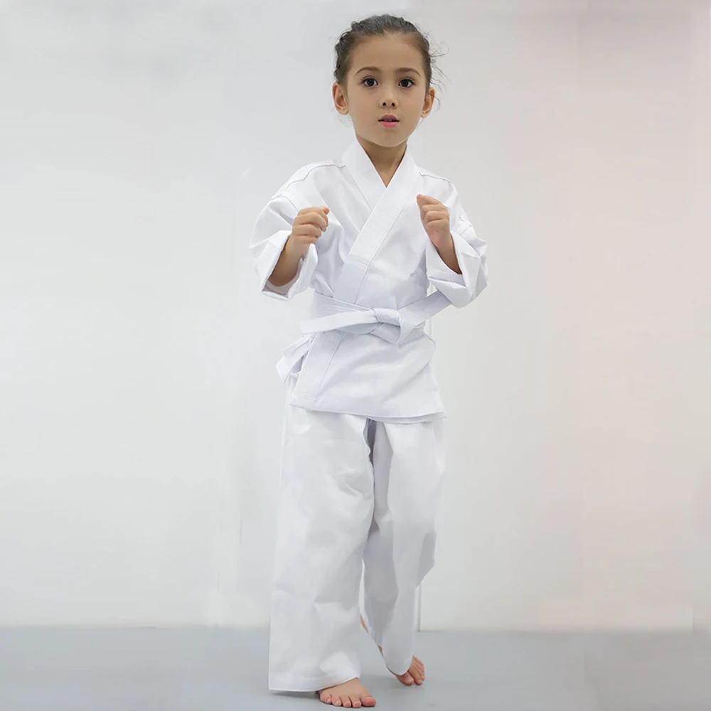 High quality Karate Uniform Student Training Suit Children And Adult Karate Performance Breathable C