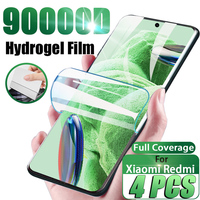 HD Hydrogel Film For Xiaomi Redmi Note 13 12 11 11T 11S Pro Plus Full Cover Screen Protector Redmi Note 10 10S 9 12S Pro 13C 5G