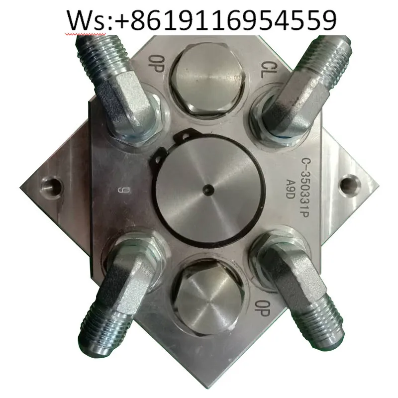 Cascart rotary pouch clamp oil distribution valve assembly accessories fork clamp attachment factory shop