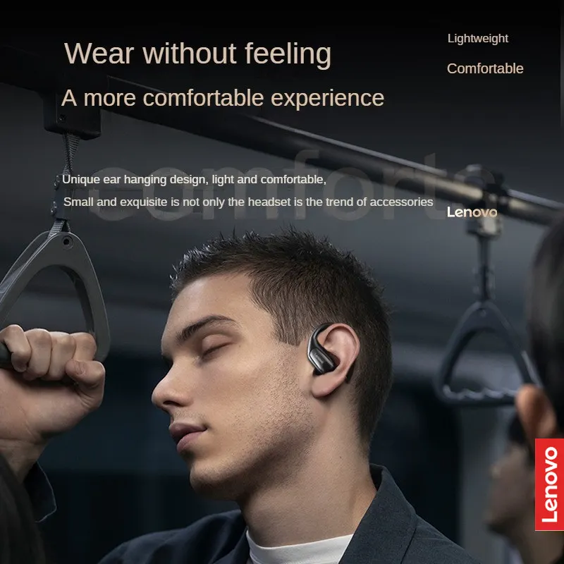 New Lenovo EA305 TWS Sports Earphones Bluetooth 5.4 Dual Mode Wireless Earphones Waterproof HiFi Stereo Noise Cancelling Earbuds