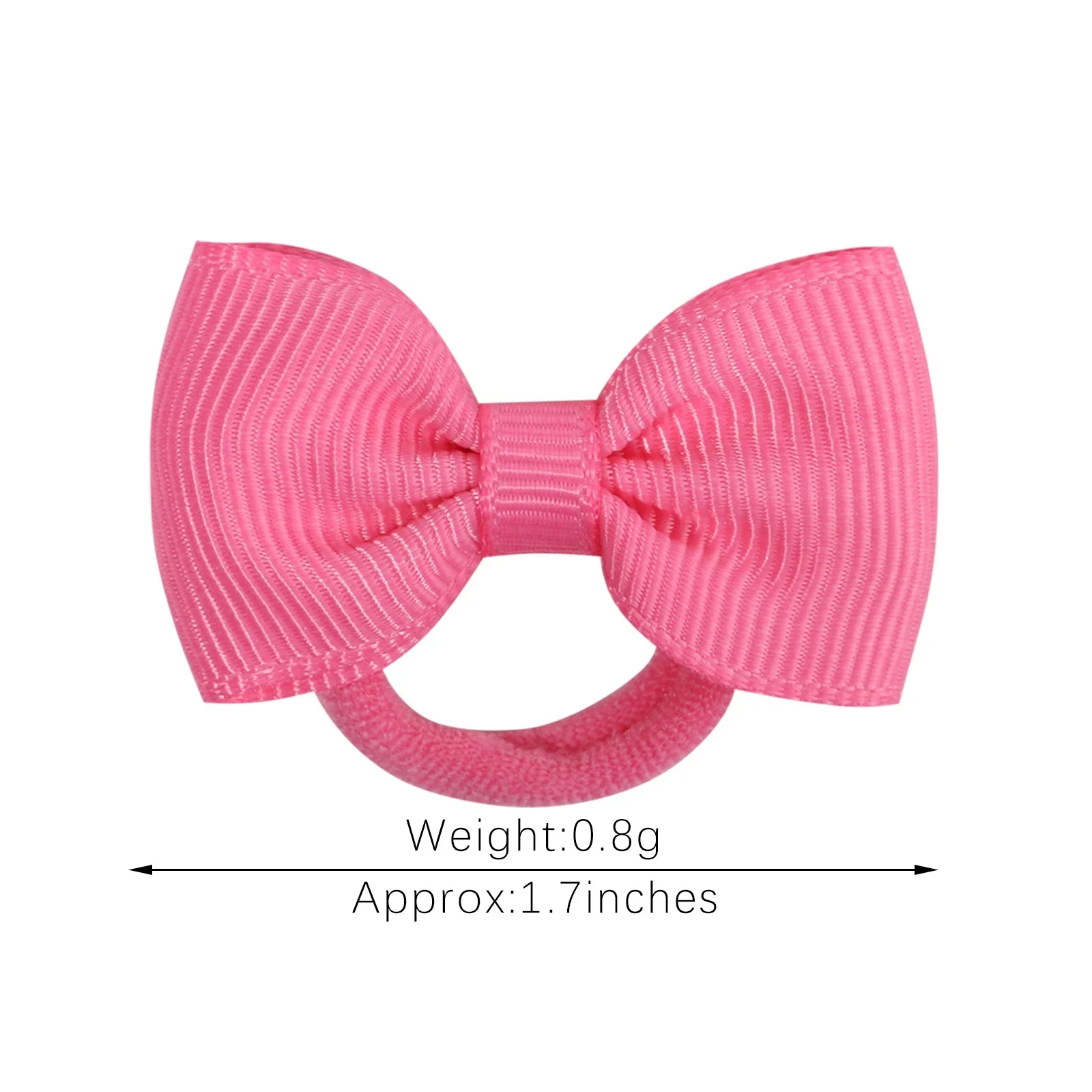 10Pcs/Set Mini Bows Elastic Hair Bands For Cute Girls Nylon Rubber Band Hair Rope Ponytail Holder Headwear Kids Hair Accessories