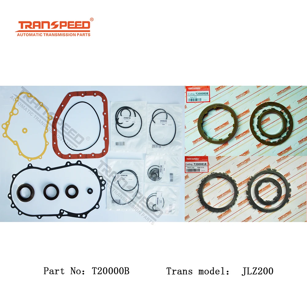 TRANSPEED JLZ200 4 Speed Auto Transmission Master Kit For EELY CK(FREE CRUISER) L4 FREE Automat Transmission