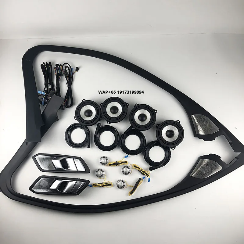 

Для BMW 3 серии G20 G28 2019-2021: светодиодная атмосферная подсветка, накладки на динамики, подсветка дверей, декоративная лента