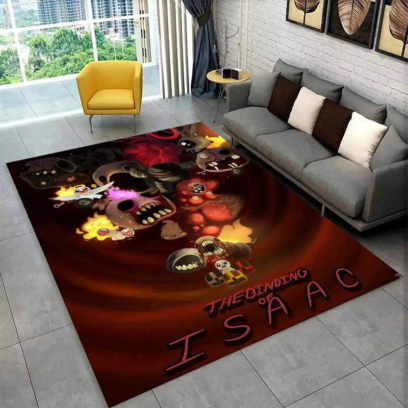 RPG Game The Binding Of Isaac Living Room Non-Slip Area Rug Soft Carpet for Bedroom Kids Playroom Sofa,Home Decor Doormat Gift