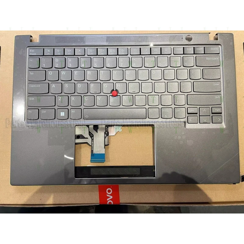 

TTT NEW for Lenovo ThinkPad T14S Gen 2 Backlit Keyboard Gray 5M11A37828 5M11H02444