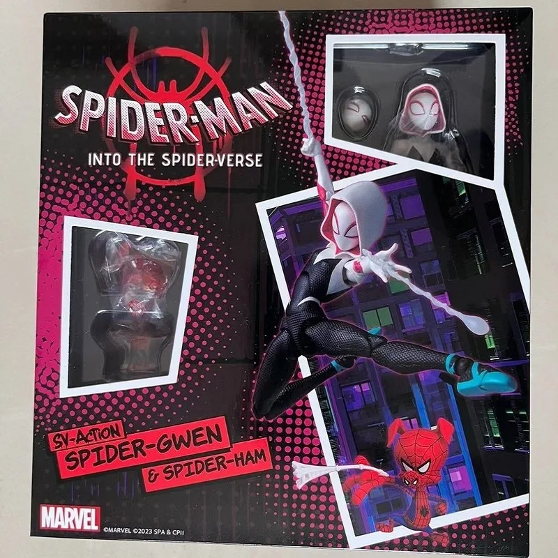 Neue Spiderman Sv Actionfigur Gwen Spiderman Into The Spider-Vers Miles Morales Peni Parker Figur
