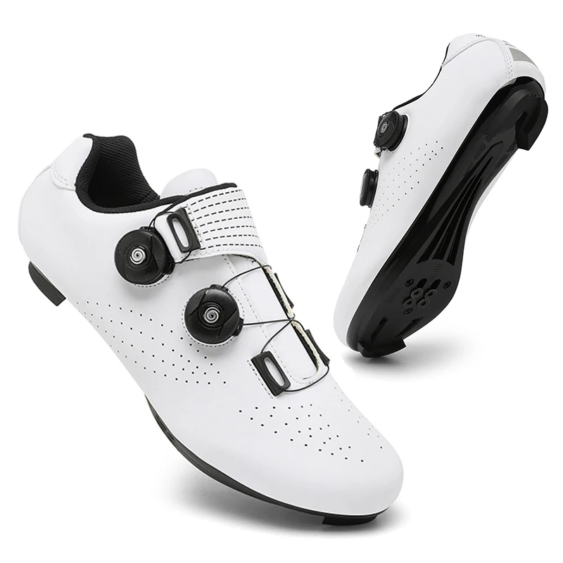 

CCchengta Cycling Shoes Road Bike Men Racing Contest Self-Locking Speed Bicycle Sneakers Women Spd Cleats Cycling Footwear