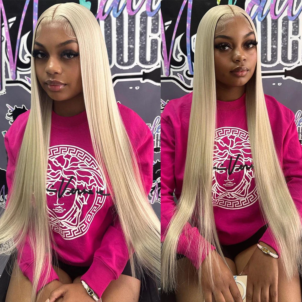 HD Transparent 613 Blonde Straight 200 Density 13x4 13x6 Lace Front