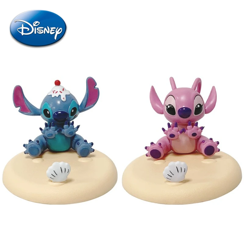

Disney Stitch Phone Stand Angel Cartoon Cute Character IPad Stand Couple Doll Creative Home Desktop Garage Kit Decoration Gift