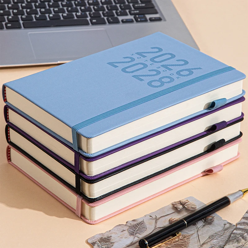 

Ежемесячный планировщик на 3 года, календарь, дневник, написание 2026–2028 г-чася в декабрь, блокнот с минималистичным дизайном