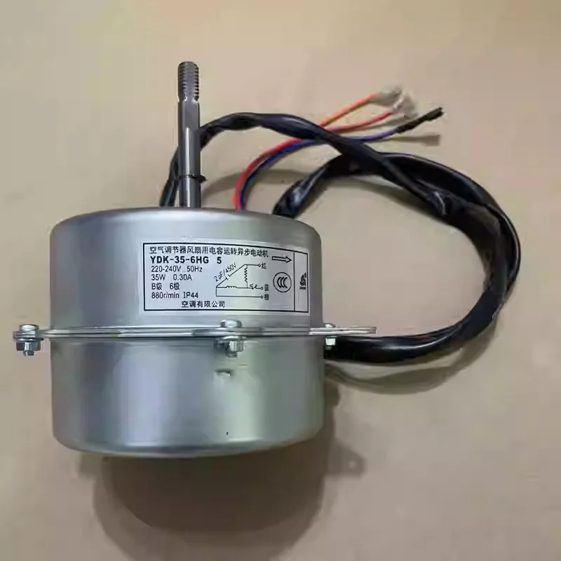 New for Zhigao Air Conditioning External Motor YDK-35-6HG 5 220-240V Cooling Fan Motor