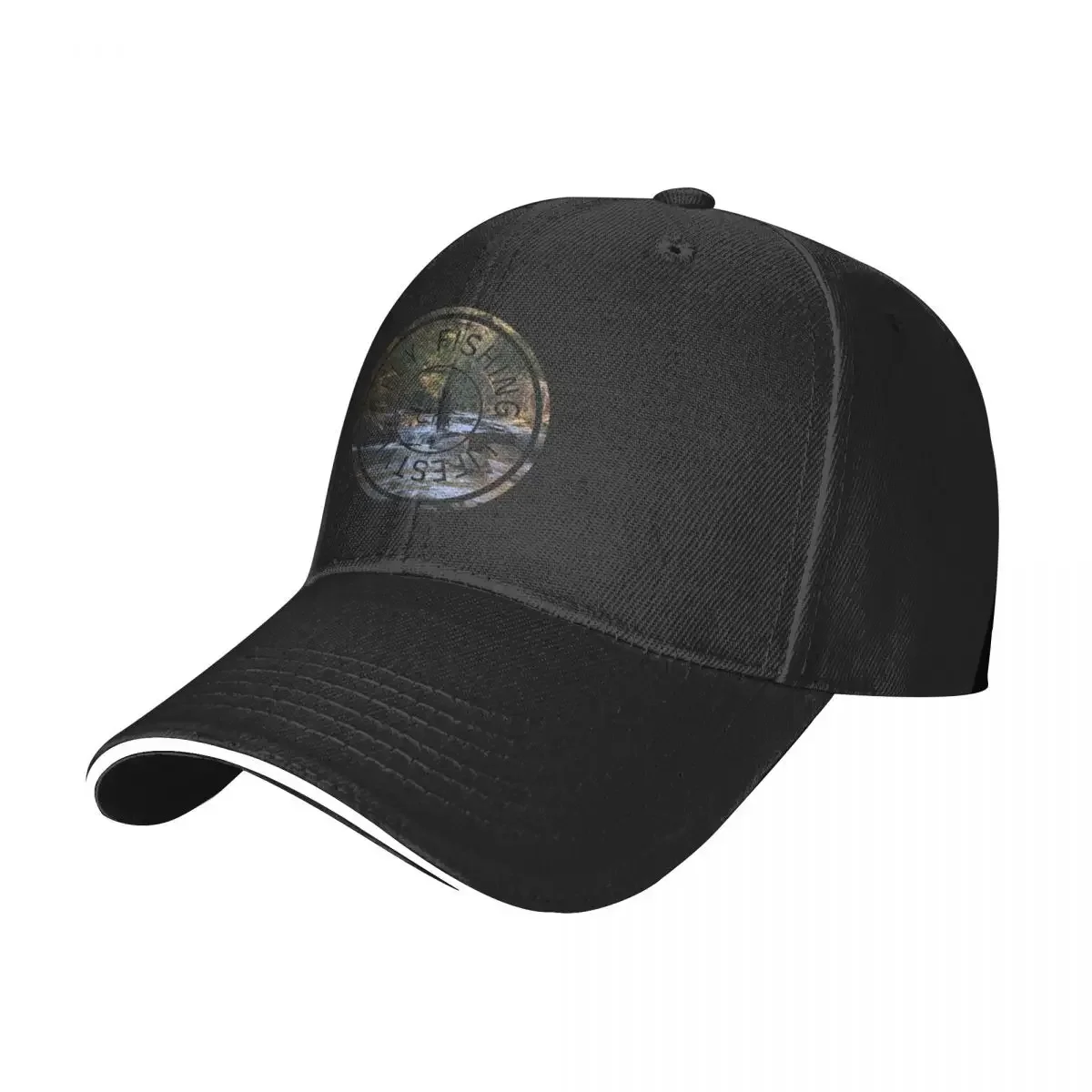 Fly Fishing Lifestyle Stream Camo Graphic Baseball Cap Golf Wear Cosplay Women's Hats For The Sun Men's