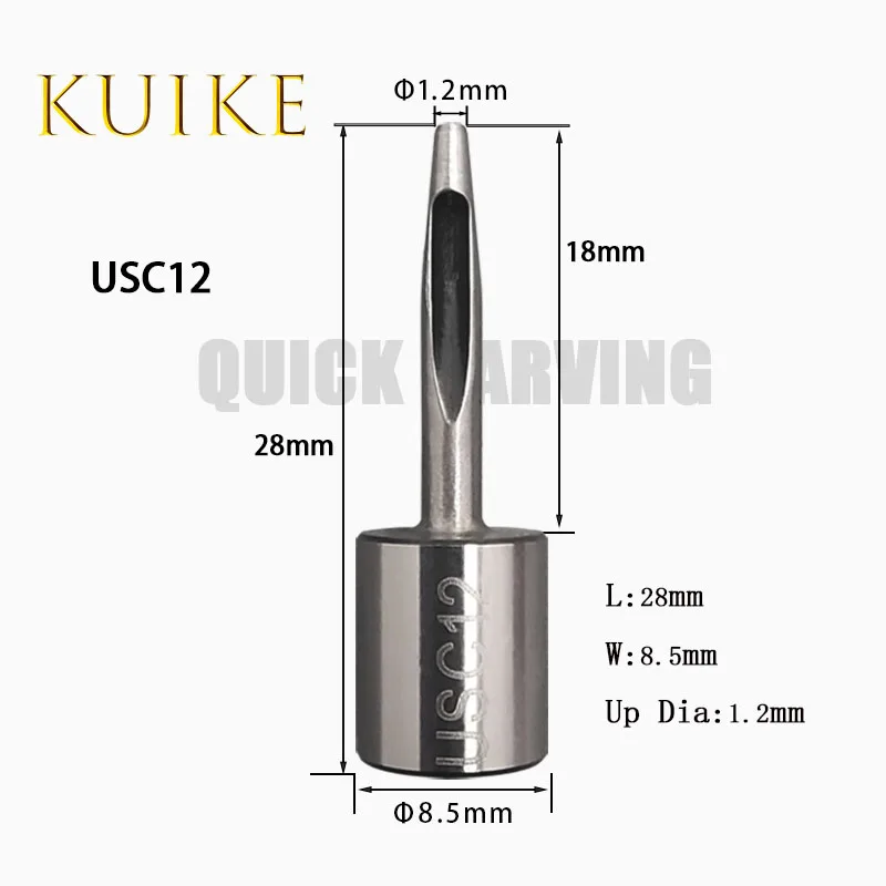 10PCS EMMA Punching Knife 28mm USC Hole Punching Cutting Machine Accessories HSS Punch Bit Leather Punching for Perforated Cut