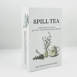 12x7 cm A-80 Card Keyword Spill Tea Oracle Deck Card Games No Manual Cyrious About The Truth