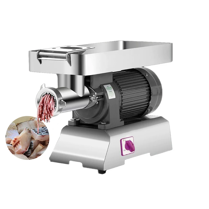 

Commercial Multifunctional Stainless Steel Meat Grinder Large Power Automatic Frozen Meat Mincing Chopping Machine