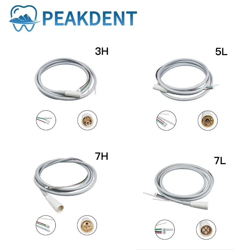 Tube de détartreur dentaire à ultrasons, 4 types, pièces à main, poignées de détartreur, câble détachable, tuyau d'eau, tube de rechange