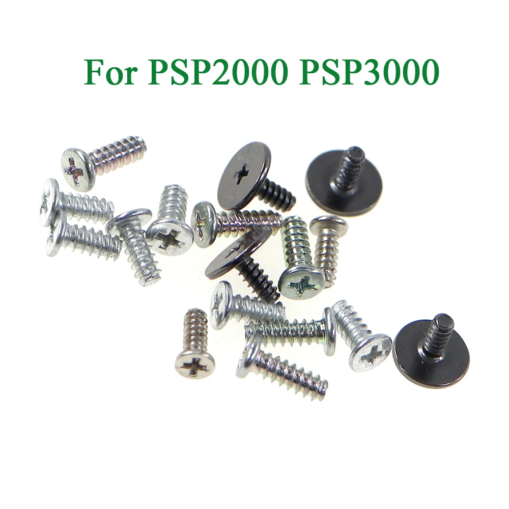 100sets high quality Full Set Screws for PSP 2000 3000 Slim Repair Parts for psp 2000 3000